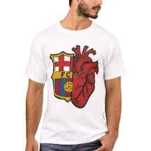 バルセロナ ハート ファンTシャツ