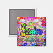 バルセロナ ビスタ エクスプレス マグネット (正面/裏面)