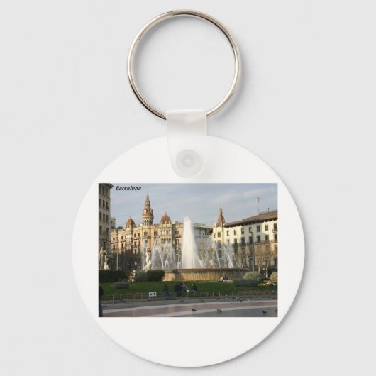 バルセロナ – プラザ – カタルーニャ – -[kan.k].JPG キーホルダー (正面)