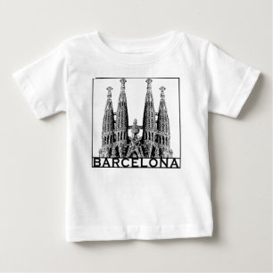 バルセロナ ベビーTシャツ