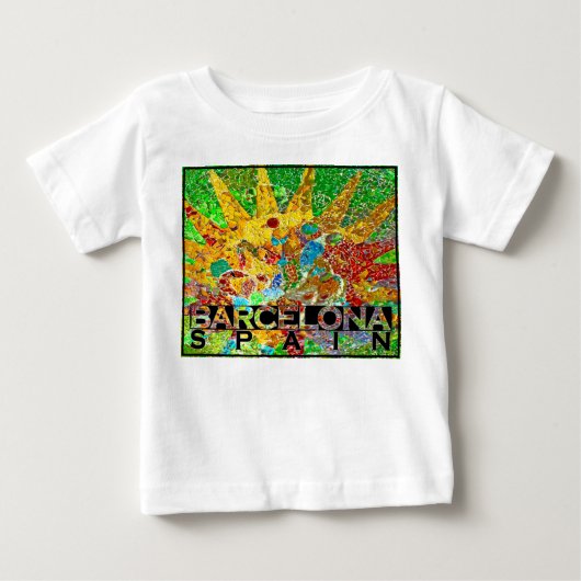 バルセロナ ベビーTシャツ (正面)