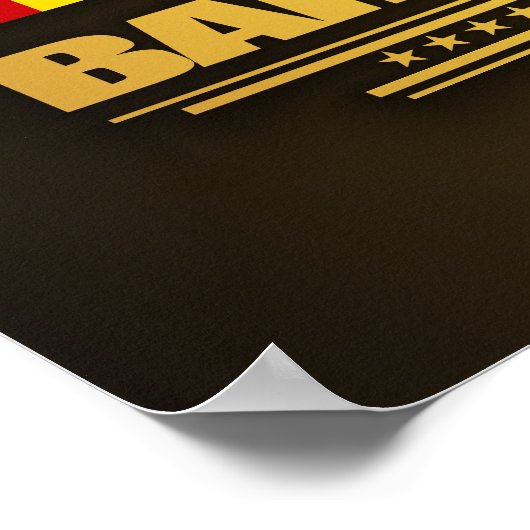 バルセロナ ポスター (角)