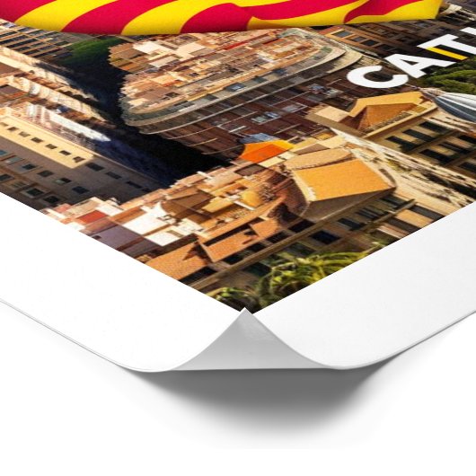 バルセロナ ポスター (角)