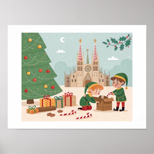 バルセロナ ポスター (正面)