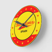 バルセロナ ラウンド壁時計 (傾斜)