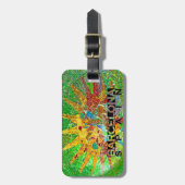 バルセロナ ラゲッジタグ (正面縦)