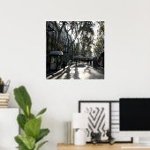 バルセロナ，ラスランブラス ポスター (ホームオフィス)