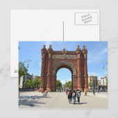 バルセロナ, Arc de Triomf ポストカード (正面/裏面)