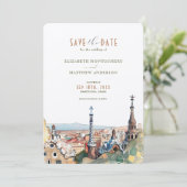 バルセロナ Save The Date 目的地 スペイン エスパーニャ I 招待状 (スタンド正面)