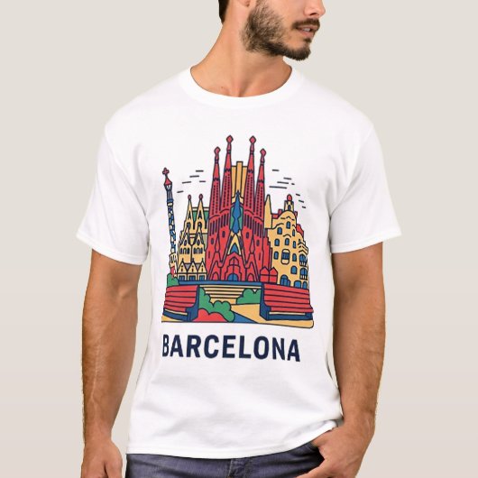 バルセロナ Tシャツ (正面)
