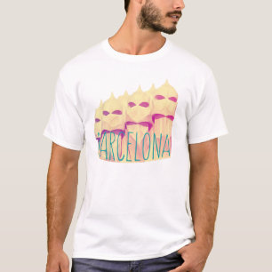 バルセロナGaudiの楽園 Tシャツ