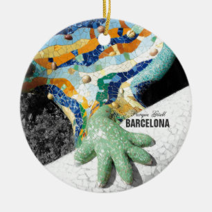 バルセロナGaudi公園Guell セラミックオーナメント