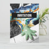 バルセロナGaudi公園Guell 招待状 (スタンド正面)