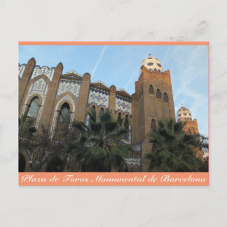 バルセロナPlaza de Toros Monumental，はがき ポストカード