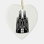 バルセロナSagrada Familia セラミックオーナメント (右)