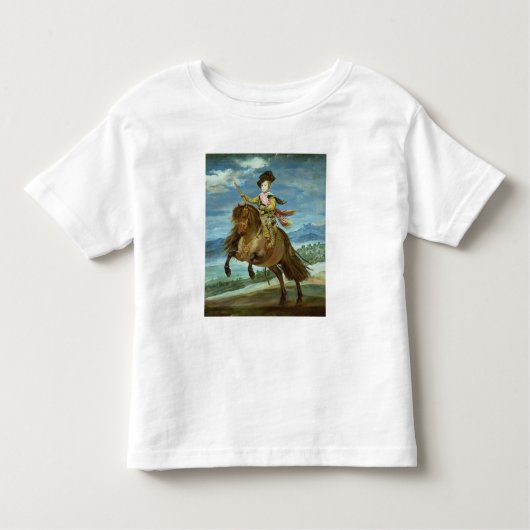 バルタサールカルロス王子の馬に乗って， c.1635-36 トドラーTシャツ (正面)