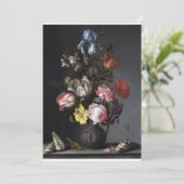 バルタサール・ファン・デル・アスト – 花瓶の中の花と彼女 招待状 (スタンド正面)