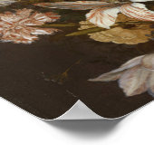 バルタサールVan Der Ast – 花と静かな生活。 ポスター (角)