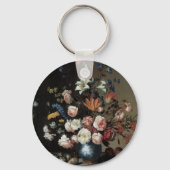 バルタザール・ファン・デル・アストの窓辺の花瓶 キーホルダー (正面)