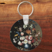 バルタザール・ファン・デル・アストの窓辺の花瓶 キーホルダー (正面)