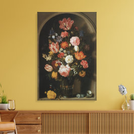 バルタザール・ファン・デル・アスト風 バロック様式の花の静物画 キャンバスプリント