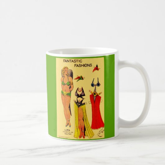 バルタンお気に入りの紙人形のルーラFlash Gordon コーヒーマグカップ (右)