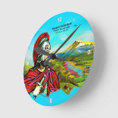 バルタン·マミコニア語 ラウンド壁時計 (傾斜)