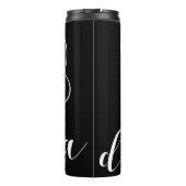 バルダオスタ国旗のハート，イタリア，アオスタバレー タンブラー (裏面)