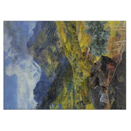 バルダオスタ(アルパ威厳のあるインイタリアンランドスケープ) カッティングボード (正面)