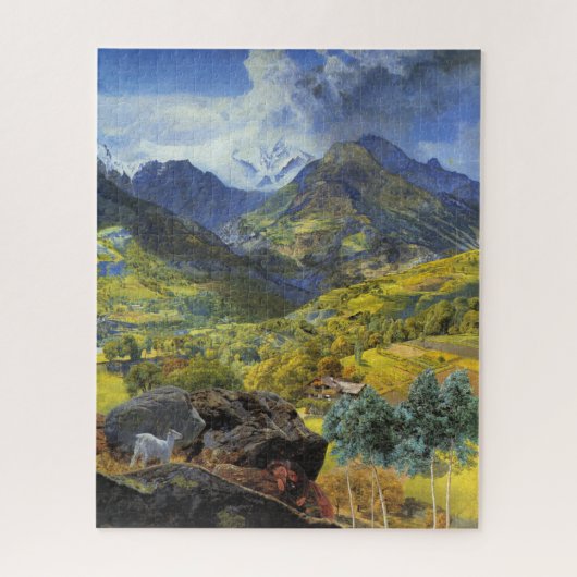 バルダオスタ(アルパ威厳のあるインイタリアンランドスケープ) ジグソーパズル (縦)