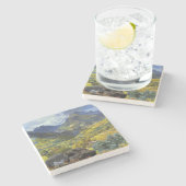 バルダオスタ(アルパ威厳のあるインイタリアンランドスケープ) ストーンコースター (横)