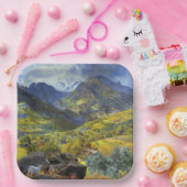 バルダオスタ(アルパ威厳のあるインイタリアンランドスケープ) ペーパープレート (パーティー)