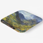 バルダオスタ(アルパ威厳のあるインイタリアンランドスケープ) ペーパープレート (傾斜あり)