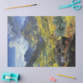 バルダオスタ(アルパ威厳のあるインイタリアンランドスケープ) 薄葉紙 (クラフト)