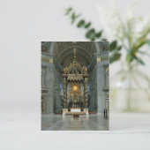 バルダチノと高い祭壇と椅子 ポストカード (スタンド正面)