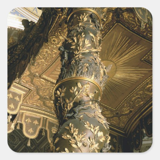 バルダチノの大麦砂糖カラム スクエアシール (正面)