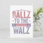 バルツからワルツ・ハリス・ワルツへ2024年選挙 サンキューカード (スタンド正面)