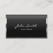 バルテンクールマ金縁ど属 名刺 (正面)