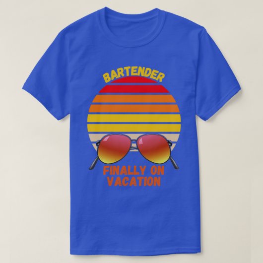 バルテンダーオンバカンス Tシャツ (デザイン正面)