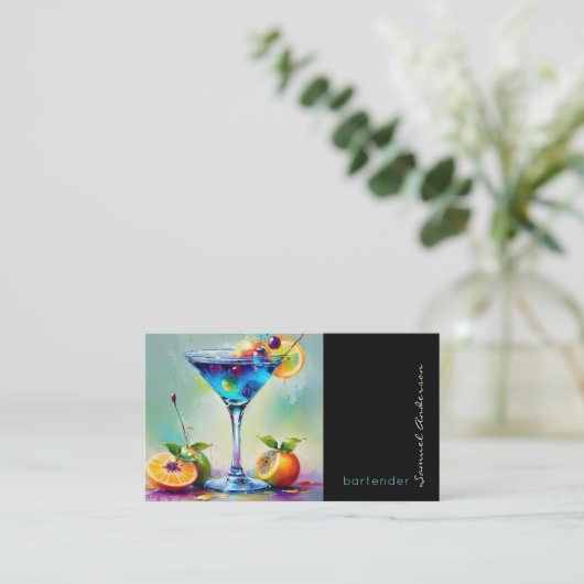 バルテンダー混合学者の名刺 名刺 (スタンド正面)