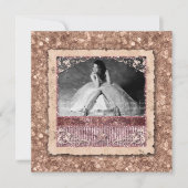 バルディクトリアングラッドクリスマスバラ金ゴールドスター 招待状 (正面)