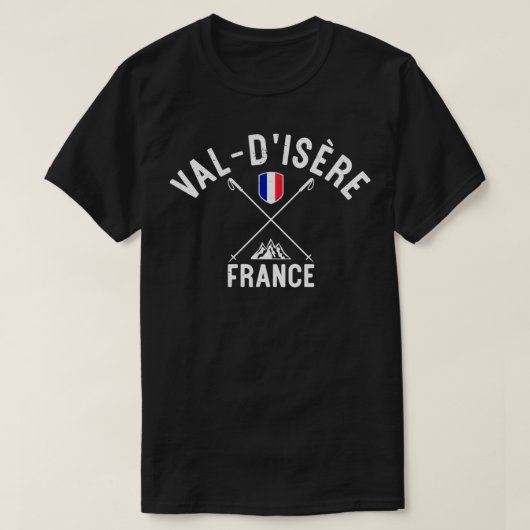 バルディゼールフランススキー Tシャツ (デザイン正面)
