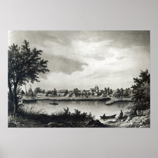 バルディバ,「チリの歴史」から刻印 ポスター (正面)