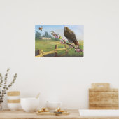 バルデパテ赤尾プリント ポスター (キッチン)