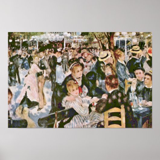 バルデュムーランデラガレットバイピエール – オーガスト ポスター (正面)