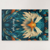 バルトイーグルジオメトリックイラストレーション ジグソーパズル (横)