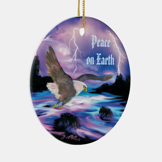 バルトイーグルセラミックオーナメント セラミックオーナメント (右)