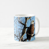 バルトイーグルポートレート コーヒーマグカップ (正面右)