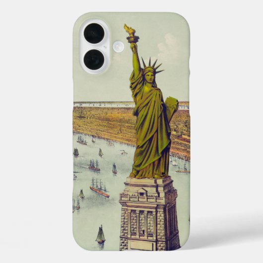 バルトディの偉大な像、自由の女神 Case-Mate iPhoneケース (裏面)