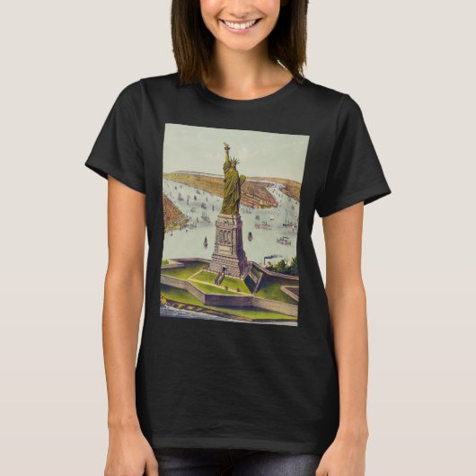 バルトディの偉大な像、自由の女神 Tシャツ (正面)